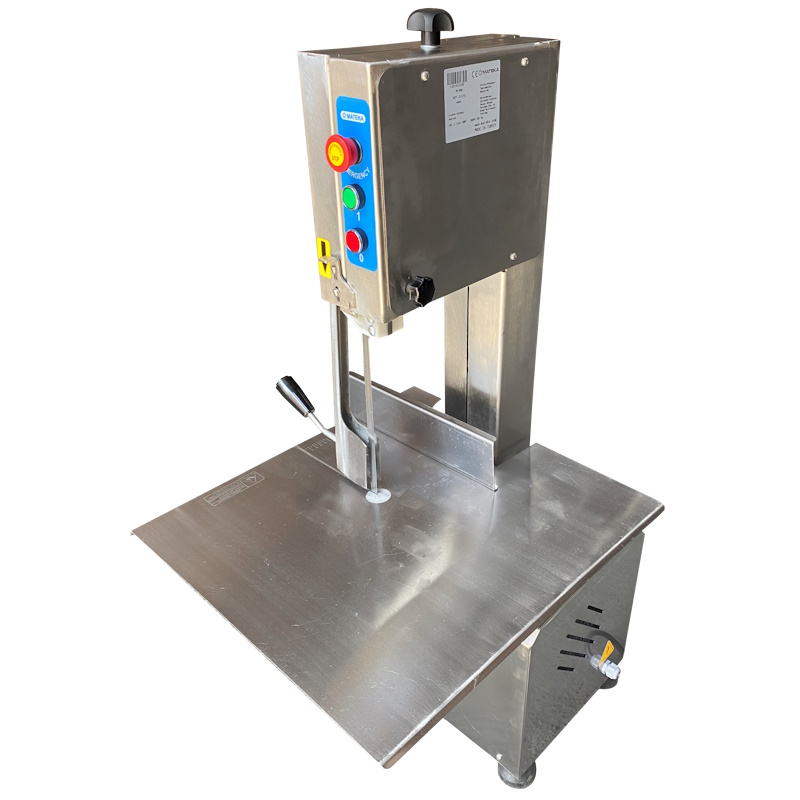 MATEKA KET 211T Et Kemik Testeresi, Set Üstü, Paslanmaz Gövde, 400 V